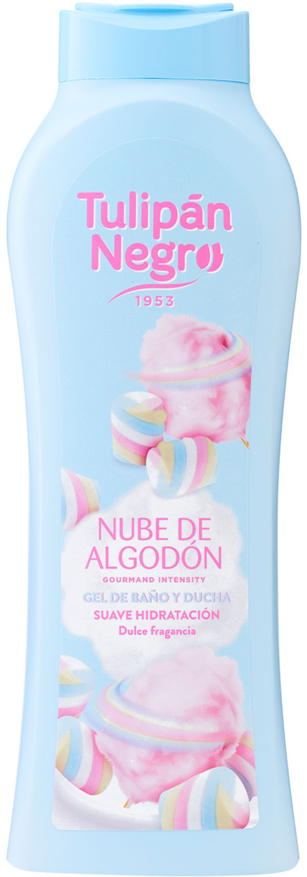 Гель для душа Хлопковое облако TULIPAN NEGRO, 650 мл