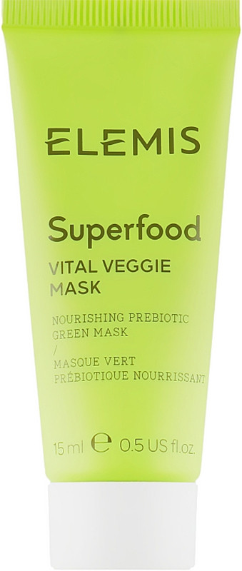 Питательная маска для кожи ELEMIS Superfood Vital Veggie Mask тревел, 15 мл