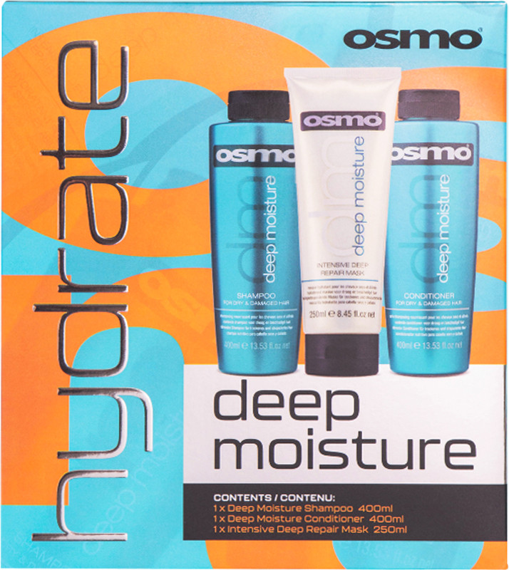 Набір для сухого волосся Deep Moisture 2024 OSMO, (400мл/400мл/250мл) 