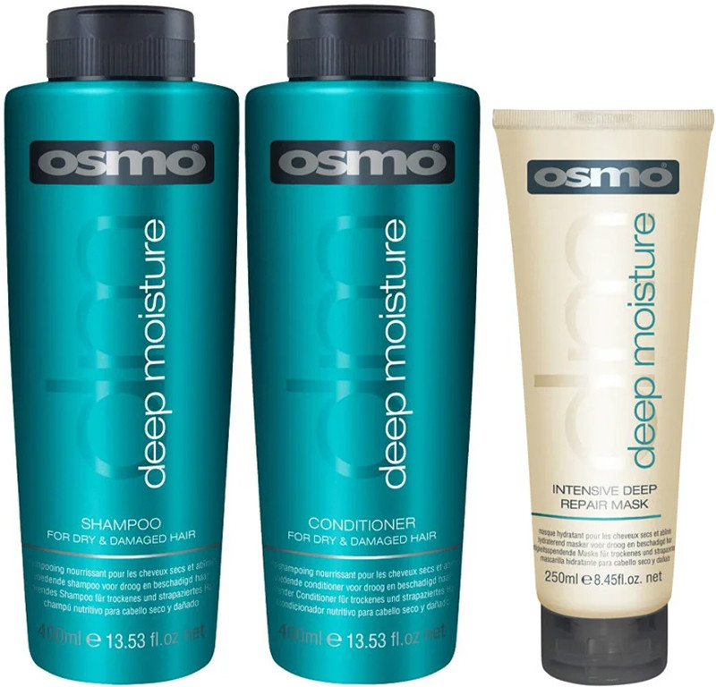 Набір для сухого волосся Deep Moisture 2024 OSMO, (400мл/400мл/250мл)  Фото 2 