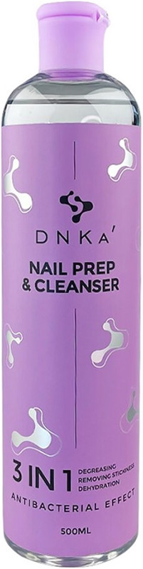 Обезжириватель для ногтей 3in1 Prep&Cleanser DNKa, 500 мл