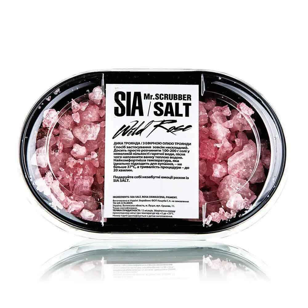 Соль для ванны Sia Wild Rose Mr.SCRUBBER, 400 гр