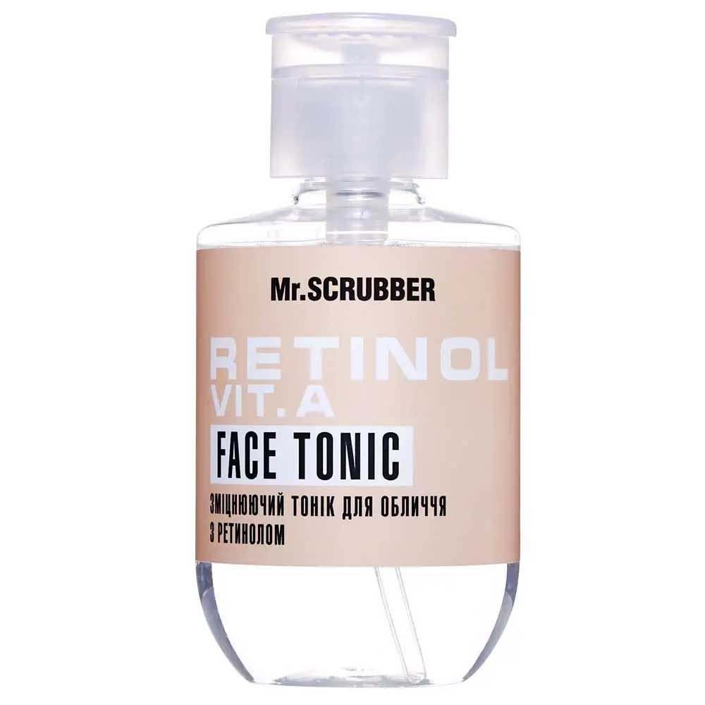 Укрепляющий тоник для лица с ретинолом Retinol Vit.A Face Tonic Mr.SCRUBBER, 250 мл