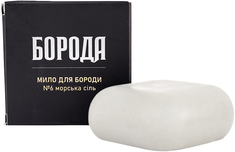Мило для бороди №6 Морська сіль ТМ Борода, 80 гр на beauty-prof.com Мило для бороди №6 Морська сіль ТМ Борода, 80 гр
