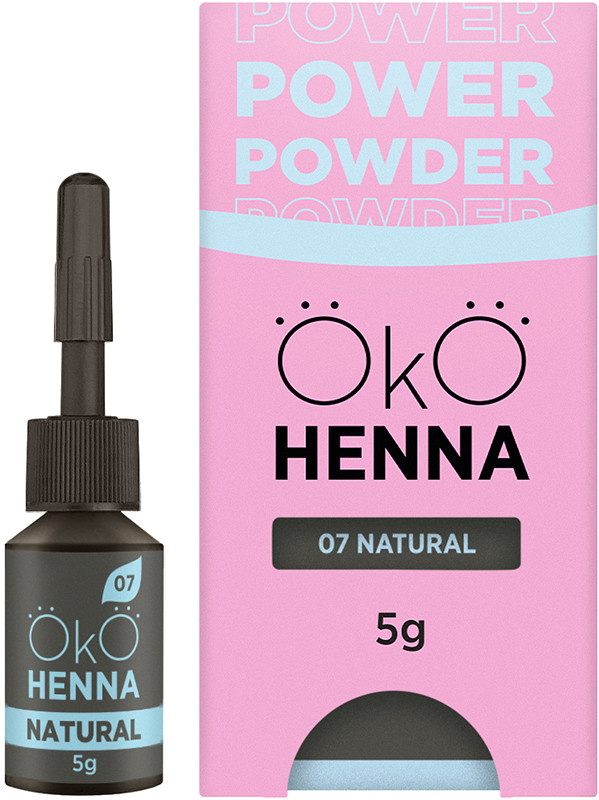 Хна для бровей 07 Natural OKO, 5 г