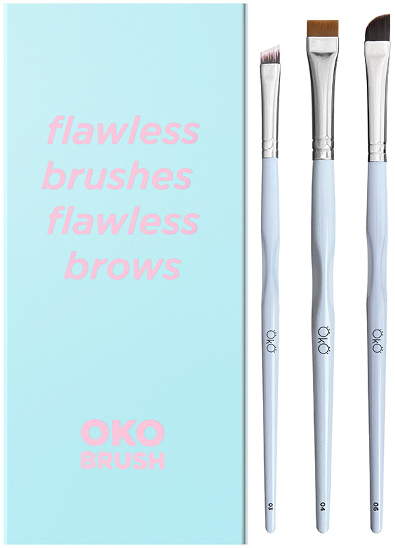 Набор кисточек OKO Flawless Brushes Flawless Brows на beauty-prof.com Набор кисточек OKO Flawless Brushes Flawless Brows