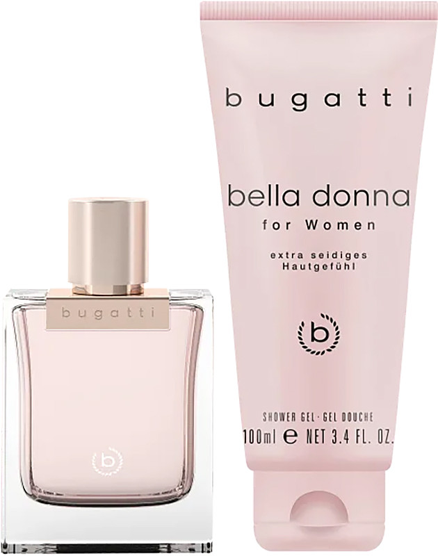 Парфюмерный набор для женщин Bugatti (парфюмированная вода для женщин Bella Donna 60 мл + лос./тела 100 мл)  Фото 2 