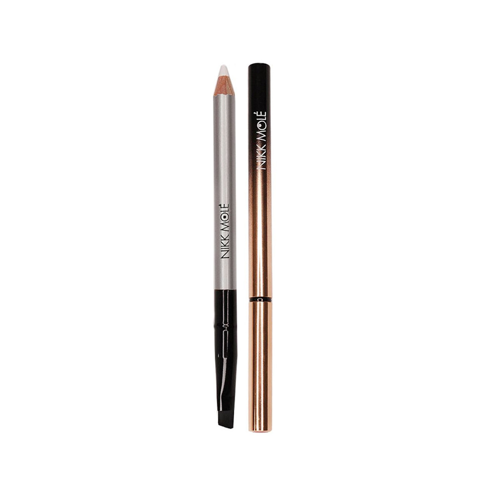 Олівець Brow Paste Nikk Mole, білий з пензликом