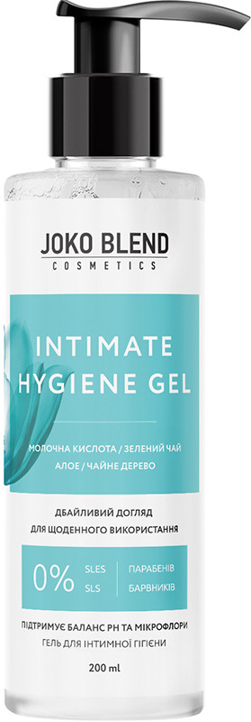 Гель для интимной гигиены с молочной кислотой Joko Blend 200 мл 