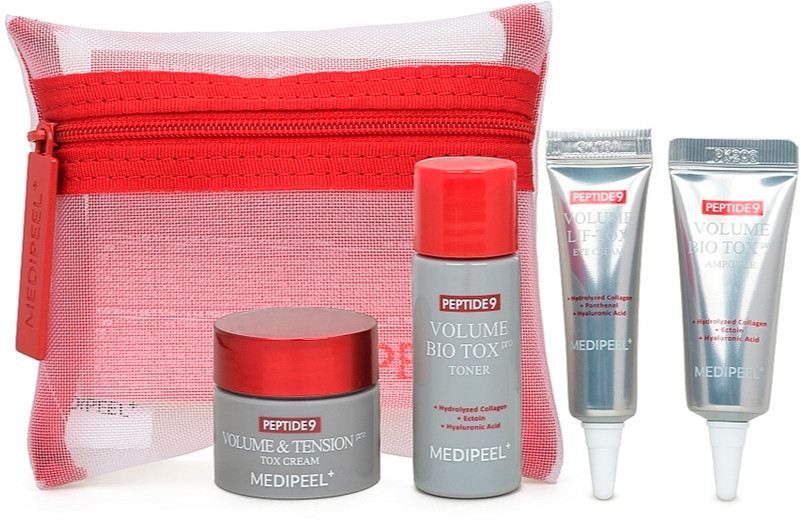 Набір мініатюр засобів омолоджувальних Medi-Peel Peptide 9 Volume Bio Tox Trial Kit на beauty-prof.com Фото 2 Набір мініатюр засобів омолоджувальних Medi-Peel Peptide 9 Volume Bio Tox Trial Kit Фото 2