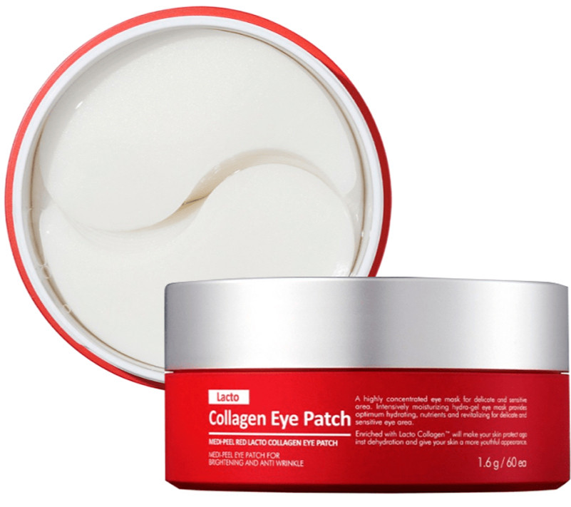 Патчі антивікові з колагеном Medi-Peel Red Lacto Collagen Eye Patch, 60 шт 