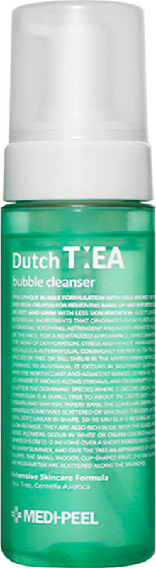 Пенка для умывания на основе чайного дерева Medi-Peel Dutch Tea Bubble Cleanser, 170 мл на beauty-prof.com Пенка для умывания на основе чайного дерева Medi-Peel Dutch Tea Bubble Cleanser, 170 мл