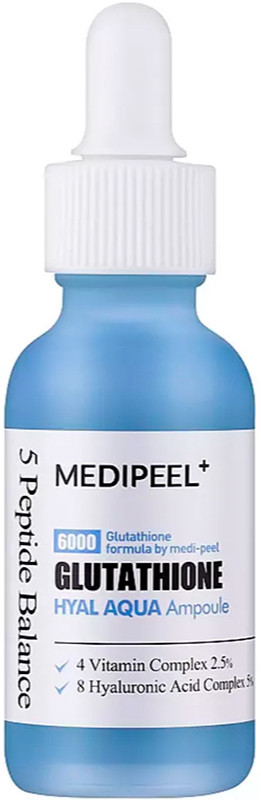 Сыворотка увлажняющая с глутатионом Medi-Peel Glutathione Hyal Aqua Ampoule, 30 мл