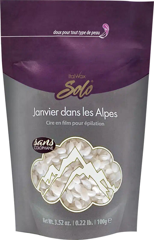 Віск у гранулах Січень в Альпах SOLO ItalWax, 100 г