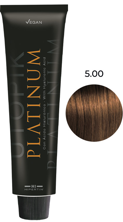 Крем-краска для волос 5.00 светло-каштановый Platinum Hipertin, 100 мл