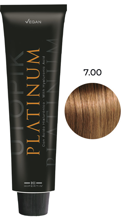 Крем-краска для волос 7.00 блонд Platinum Hipertin, 100 мл