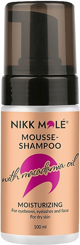 Шампунь-мусс с маслом Макадамии Nikk Mole, 100 мл