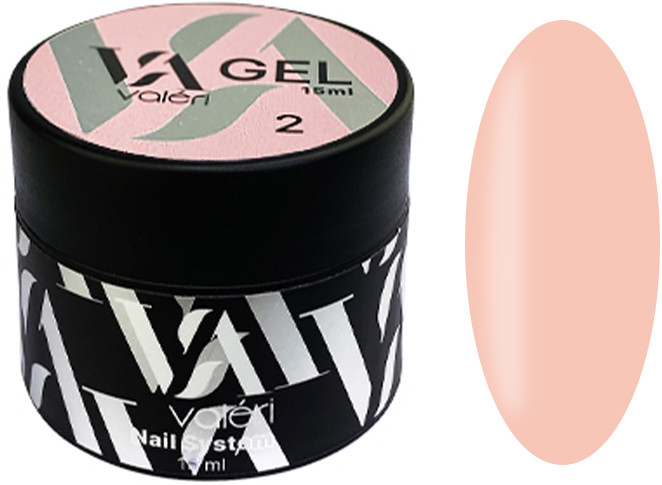 Гель для нігтів Builder Gel 02 Nude Valeri, 15мл