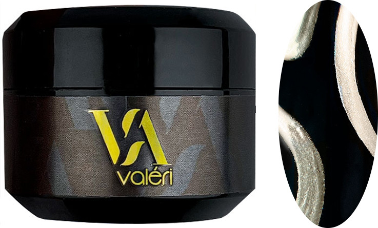 Гель-краска Gold Metal Gel Valeri, 5мл