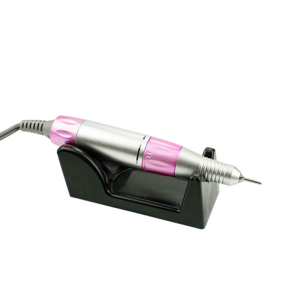 Фрезер для манікюру ZS-601 45000 об/хв. 65W Nail Drill, дзеркально-рожевий  Фото 4 