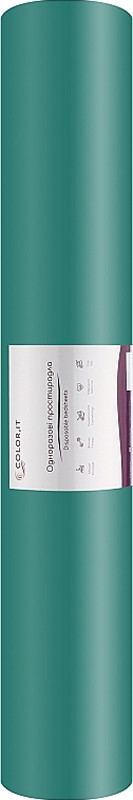 Простирадло зелене 0,8х200м COLOReIT на beauty-prof.com Простирадло зелене 0,8х200м COLOReIT