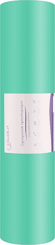 Простирадло зелене 0,8х200м COLOReIT на beauty-prof.com Фото 2 Простирадло зелене 0,8х200м COLOReIT Фото 2
