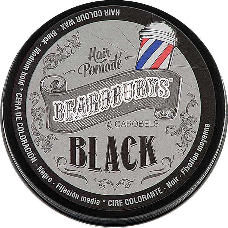 Віск тонуючий із чорною фарбою Black Beardburys, 100 мл