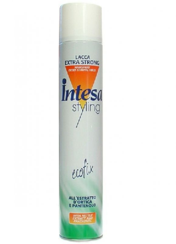 Лак для волос зкстра сильной фиксации Mirato Intesa Styling, зеленый 500 мл