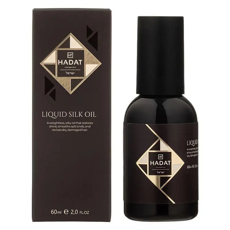 Масло для волос питательное "Жидкий шелк" Liquid Silk Oil Hadat, 60 мл  Фото 2 