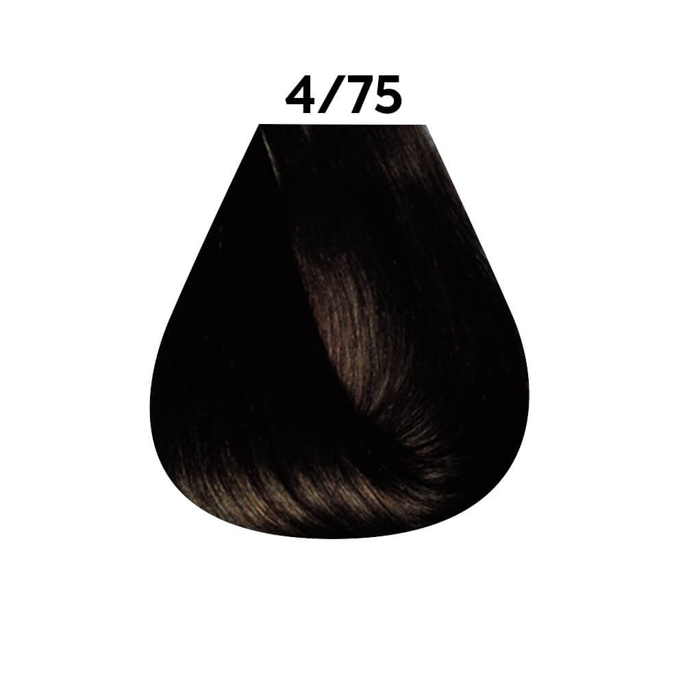 Краска для волос 4.75 каштановый натуральный шоколадный Keratin Color  Фото 2 