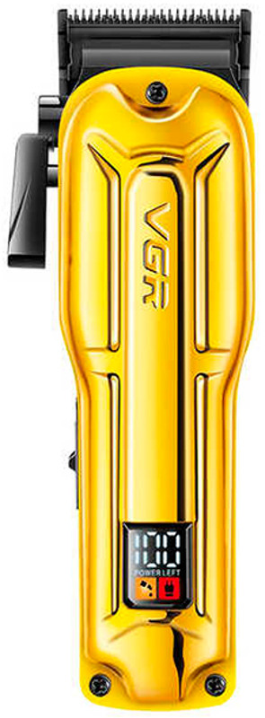 Машинка для стрижки акумуляторна (4 насадки) Clipper V-138 GOLD VGR