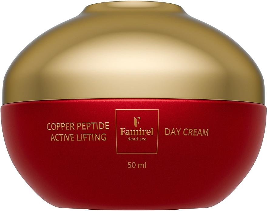 Ліфтинг-крем для обличчя денний із пептидами міді Copper Peptide Famirel, 50 мл на beauty-prof.com Ліфтинг-крем для обличчя денний із пептидами міді Copper Peptide Famirel, 50 мл