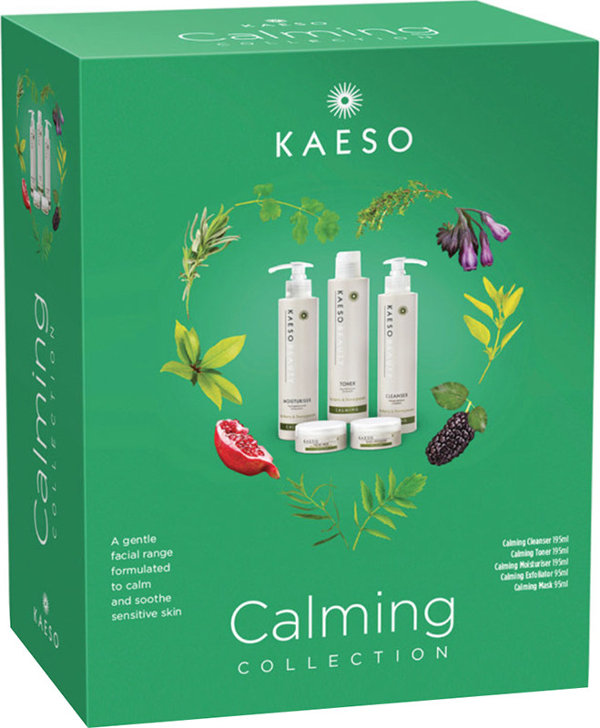 Набір подарунковий для чутливої шкіри Calming Kaeso, (195мл/95мл/95мл/195мл/195мл) 