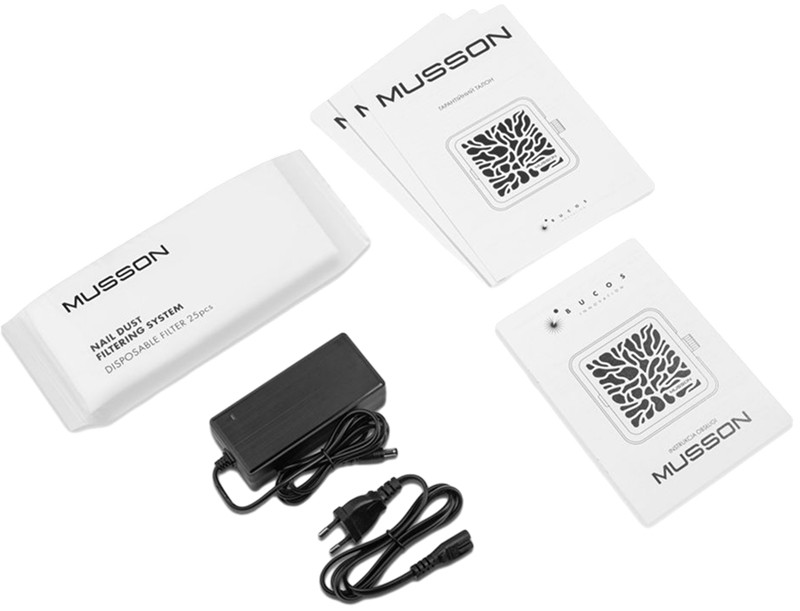 Вытяжка для маникюра и педикюра MUSSON X3 SILVER на 72 вт. на beauty-prof.com Фото 2 Вытяжка для маникюра и педикюра MUSSON X3 SILVER на 72 вт. Фото 2