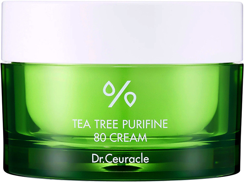 Крем для обличчя з екстрактом чайного дерева Dr. Ceuracle TEA TREE PURIFINE 80 CREAM, 50 мл