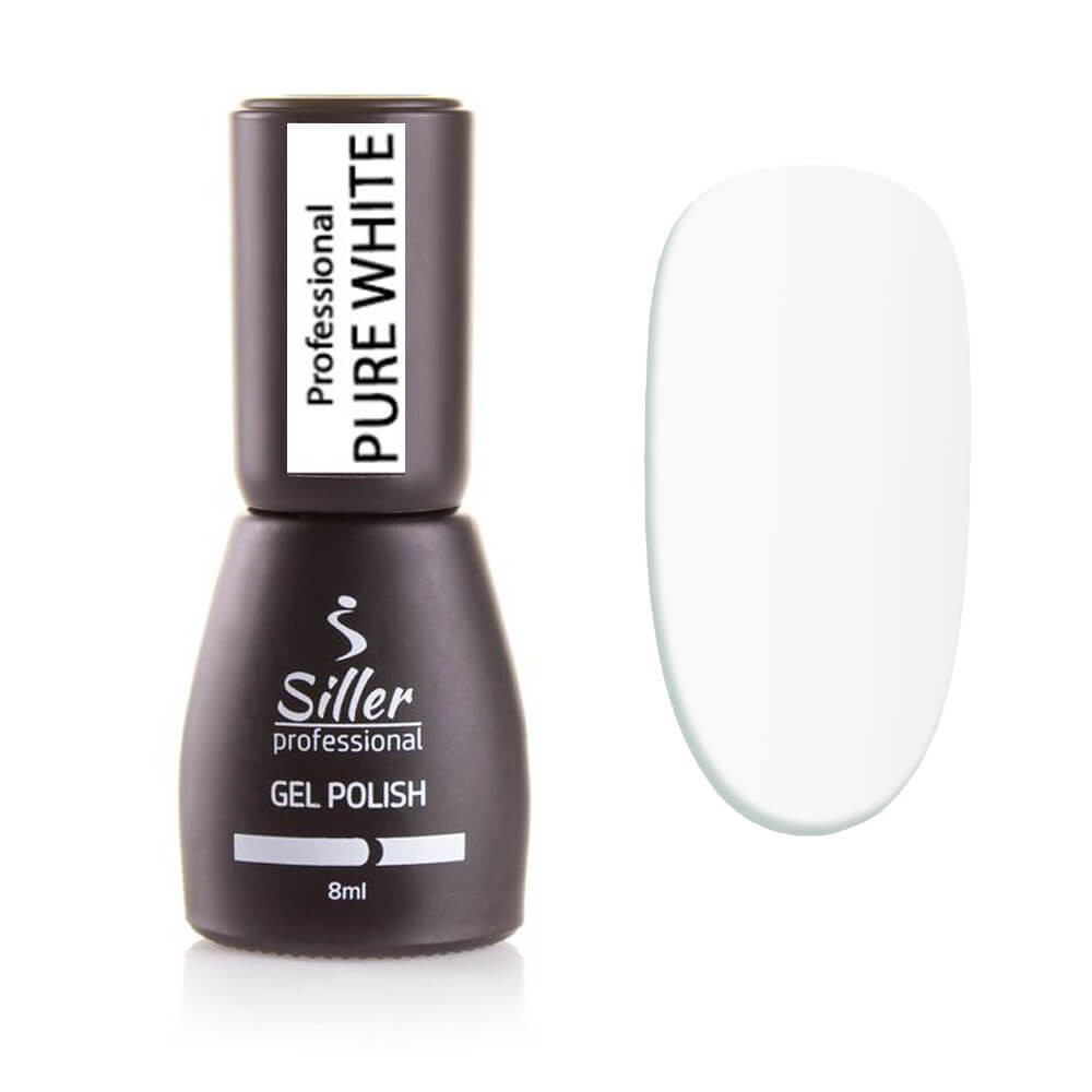 Гель-лак Pure White Siller, 8 мл
