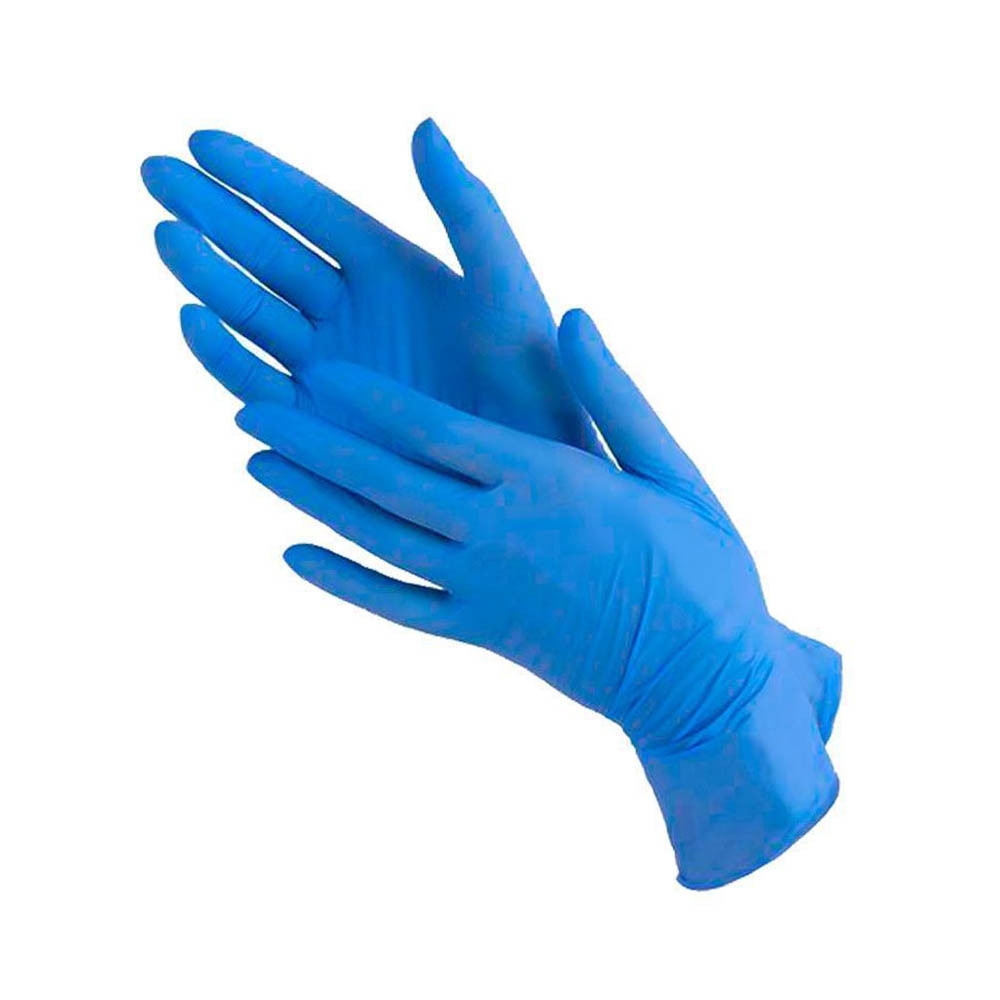 Перчатки нитриловые неопудренные, синие S 100 шт/уп, 3,8гр MERCATOR nitrile*