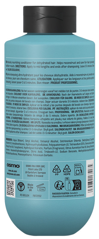 Кондиціонер для інтенсивного зволоження волосся Deep Moisture NEW Osmo, 400 мл на beauty-prof.com Фото 2 Кондиціонер для інтенсивного зволоження волосся Deep Moisture NEW Osmo, 400 мл Фото 2