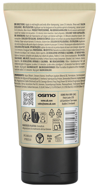 Маска для інтенсивного зволоження волосся Deep Moisture NEW Osmo, 75 мл на beauty-prof.com Фото 2 Маска для інтенсивного зволоження волосся Deep Moisture NEW Osmo, 75 мл Фото 2