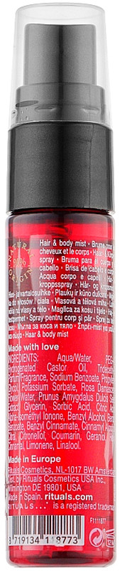 Мист для тела The Ritual of Ayurveda Rituals, 20 мл  Фото 2 