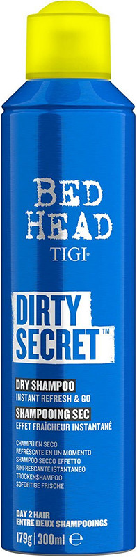 Сухой освежающий шампунь Dirty Secret Dry Shampoo Tigi, 300 мл 