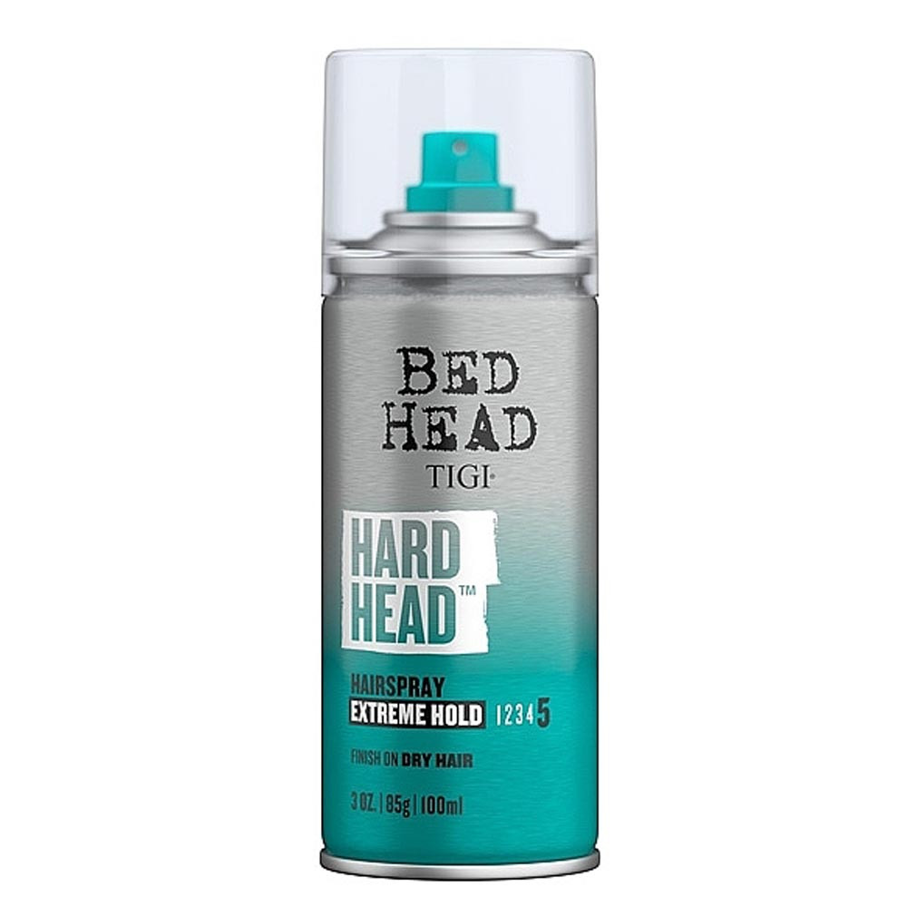 Лак для волосся екстримальної фіксації Hard Head Hairspray TIGI, 100 мл 