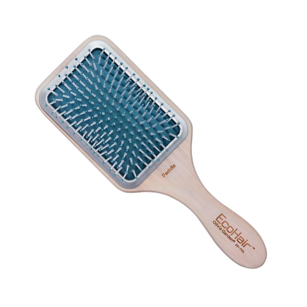 Щетка EcoHair Paddle бамбуковая Olivia Garden
