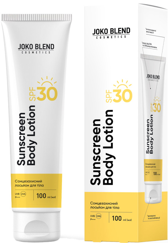 Солнцезащитный лосьон для тела SPF 30 Joko Blend, 100 мл  Фото 2 