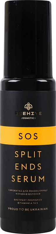 Сыворотка для реконструкции кончиков волос SOS Split Ends Serum Beehive Cosmetics, 75 мл
