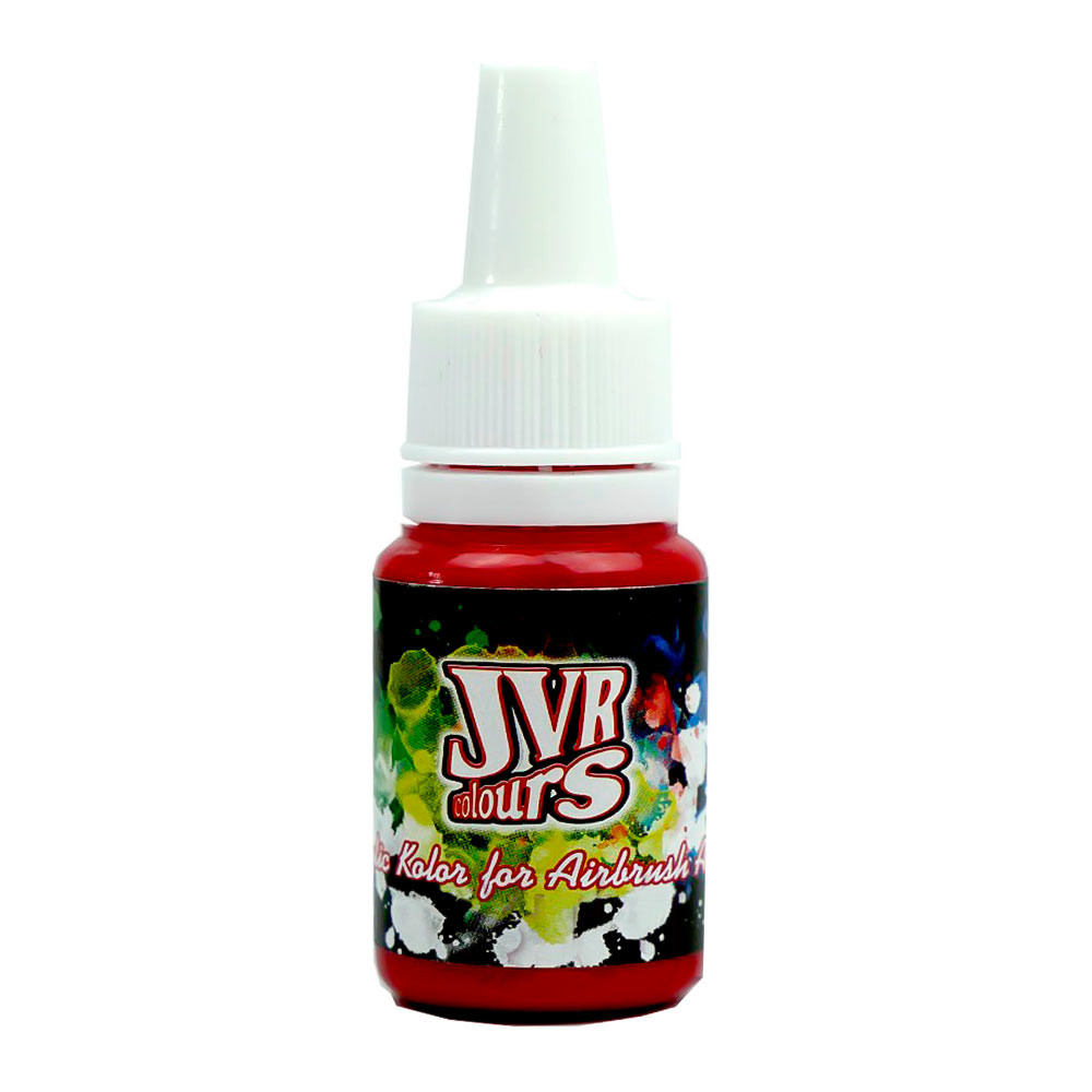 Краска для аэрографии JVR Revolution kolor, непрозрачная красная №129, 10мл