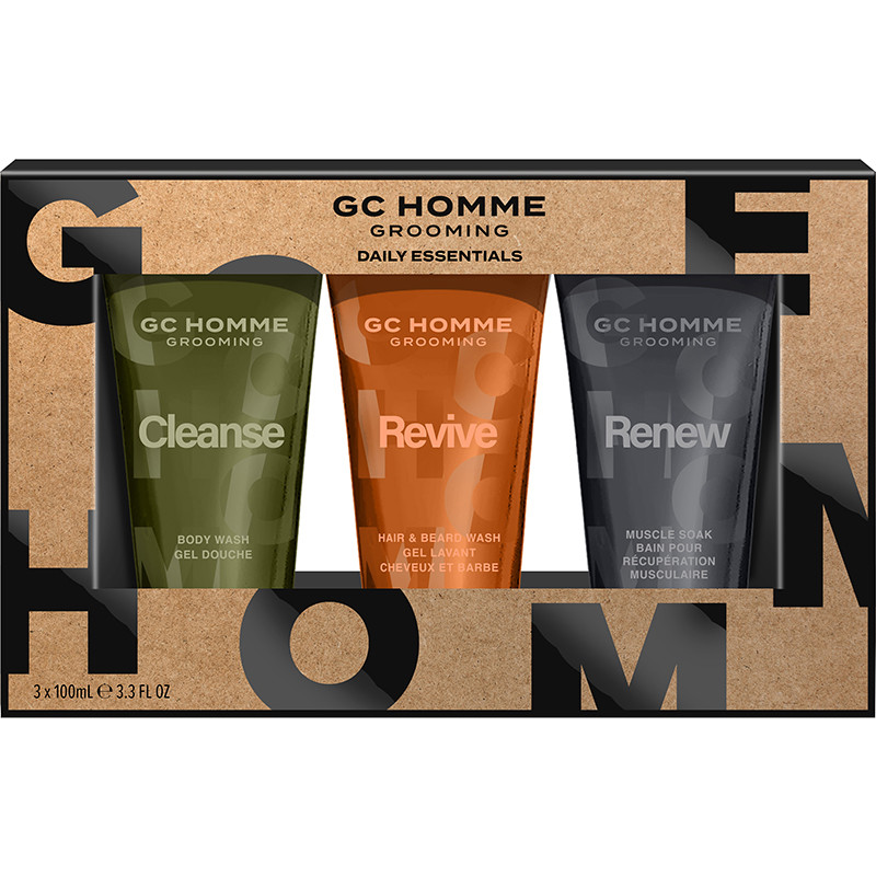 Набор для тела и волос мужской Daily Essentials GCH The luxury bathing, (100мл/100мл/100мл)