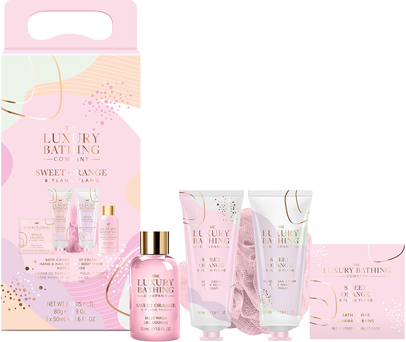 Набор для рук и тела Ultimate Stacking Treats SOY The luxury bathing, (50мл/50мл/50мл/80г)