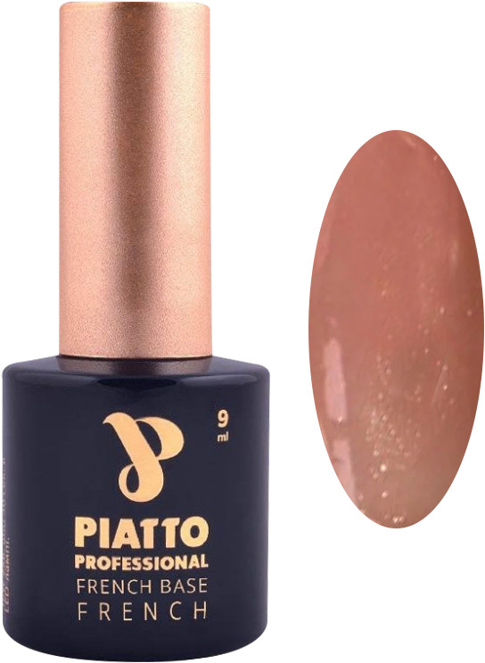 Основа френч каучуковая с шиммером №8 Base Piatto 9 мл
