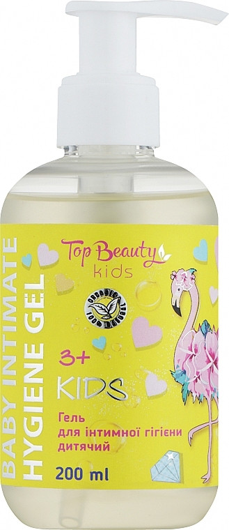 Гель для інтимної гігієни дитячий вік 3+ Top Beauty, 200 мл